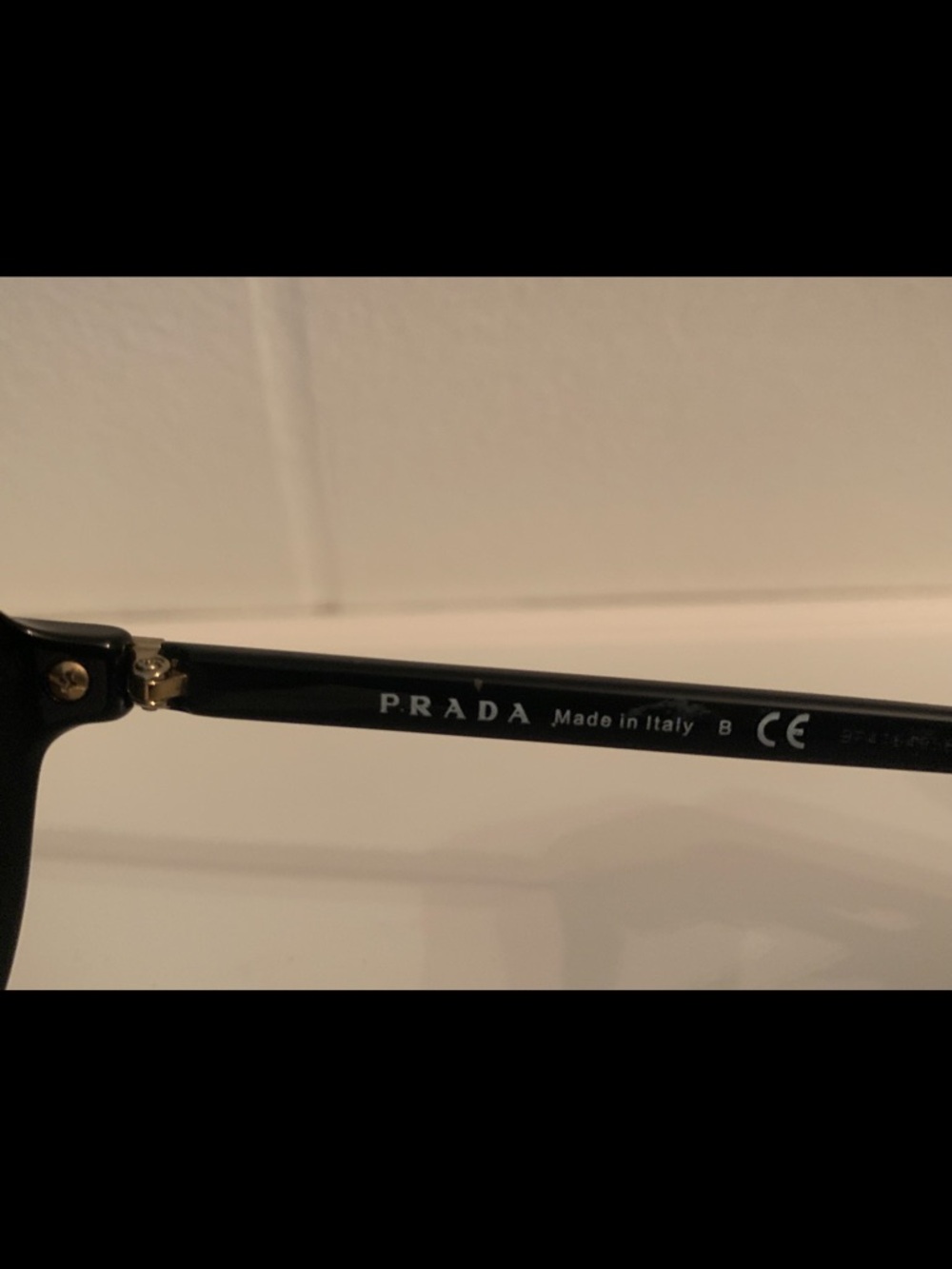 Prada Round Black Women's Sunglasses - Picture 6 of 9